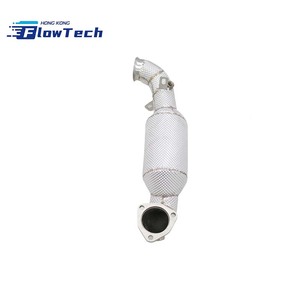 Downpipe à haut débit avec bouclier thermique pour MINI Cooper S F56 B48 2.0T – SS304 1,5 mm soudé TIG - Product Image 1