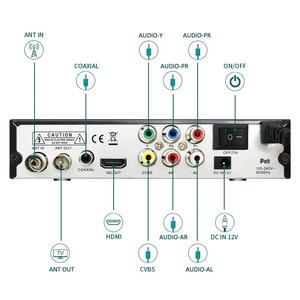 Décodeur DVB-T2 HD 4K Wi-Fi avec logo pour le commerce extérieur, fourni par le fabricant - Product Image 4