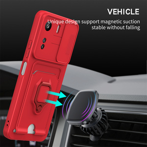 ที่ยึดแม่เหล็กในรถแบบเลื่อนได้เคสสำหรับ <span class=keywords><strong>Xiaomi</strong></span> redmi 13 12 13C 14C <span class=keywords><strong>A1</strong></span> <span class=keywords><strong>A1</strong></span> 12C + A3 A3X 14T 13T เคส C75 TPU ฝาครอบกันกระแทก - Product Image 3