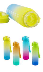 Botella de Agua Deportiva para Camping con Marcador de Tiempo, Tritán Ecológico, 650ml/1000ml, Precio de Fábrica, Logotipo Personalizado OEM - Product Image 5