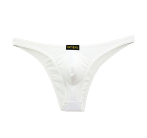 Culotte de bikini <span class=keywords><strong>sexy</strong></span> pour hommes en tissu tricoté taille basse sous-vêtements à séchage rapide pour hommes gays - Product Image 2