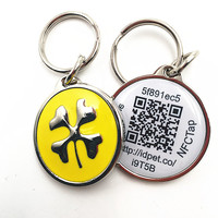 Placas de Identificación Inteligentes al por Mayor para Mascotas con Código QR y NFC Personalizadas de Alta Calidad y Bajo MOQ