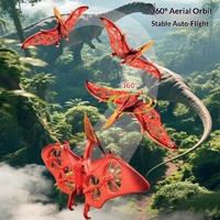 Avion télécommandé à 4 canaux, pterosaure, chasseur, simulation, nouveau, évitement d'obstacles, prêt à l'emploi, utilisation en intérieur, matériau EVA