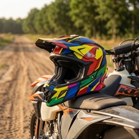 Nouveau casque de moto tout-terrain ABS intégral pour motocross, course, déverrouillage rapide, toutes saisons, pour adultes