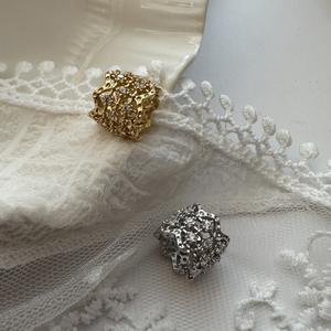 จี้เงินแท้ S925 ประดับเพชรซิคอน ลูลู่ ตง สไตล์ฝรั่งเศส วินเทจ หรูหราเบาๆ  อะไหล่เครื่องประดับลูกไม้ - Product Image 5