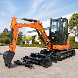 Mini Excavadora de 2.5 Toneladas, Hidráulica, para Jardín y Granja, Alto Rendimiento, Envío Gratuito, Excavadora de Cadenas - Product Image 1