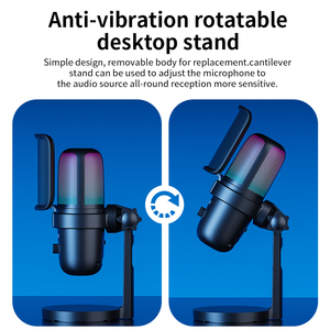 Professional Omnidirectional Desktop Microphone Low Frequency Microphone Condenser Microphone and <strong>Audio</strong> <strong>Interface</strong> - Product Image 4