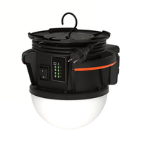 Projecteur LED multifonctionnel, compatible avec 10 batteries, alimentation double 18V AC, éclairage sphérique à 360 degrés