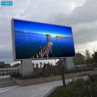 Feste Installation Hochwertiges Vollfarb-SMD-Modul P6 P8 P10 LED-Anzeige bildschirm im Freien