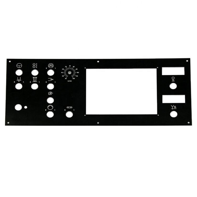 Custom Laser Cut Decorative Metal Faceplate Stainless Steel Front Panel with Stamping Bending Process Sheet Metal Model