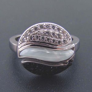 Wholesale 925 Sterling Silver Natural Blue Larimar <b>Diamond</b> <b>Rings</b> - Product Image 2