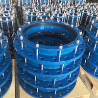 Adaptateur à double bride en fonte ductile PN10/PN16 DIN3202 EN558 pour raccordement de peinture et de démontage