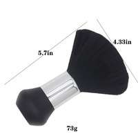 Cape de coiffure professionnelle en nylon écologique et durable avec fermeture à pression réglable, brosse à poussière pour le cou, cape de salon de coiffure unisexe