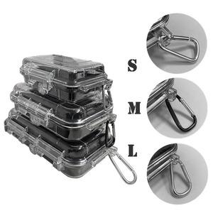 Transparent Outdoor Waterproof <b>Storage</b> <b>Box</b> With Sponge Cushion Shockproof Sealed Case For Travel And Outdoor Use - Product Image 3