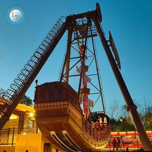 เรือโจรสลัดและเหล็กไฟเบอร์กลาสทนทานเรือโจรสลัดสำหรับสวนสนุกกลางแจ้งเชิงพาณิชย์ส่งตรงจากประเทศจีน - Product Image 1