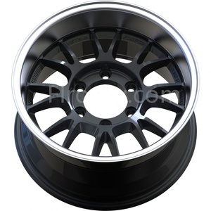 Flrocky 15 16 17 18 pulgadas pulido forjado coche Aleación Ruedas llantas <span class=keywords><strong>4</strong></span> <span class=keywords><strong>5</strong></span> 6 8 10 agujero <span class=keywords><strong>100</strong></span> 114,3 139,7 PCD plato profundo ruedas de coche - Product Image 3