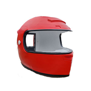 Custom FRP Giant Motorcycle Helmet Booth - Novelty <strong>Food</strong> Stall/Kiosk for Cafe, Hot Dog <strong>Stand</strong> - Weatherproof Design. - Product Image 6