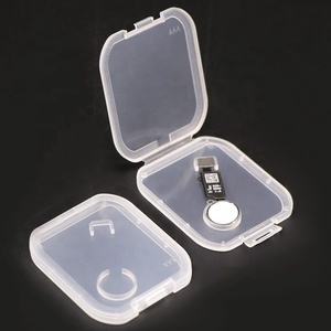 Plastic PP single SD Card Slim Memory SD Box SIM Card Case