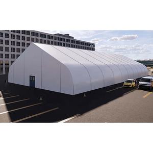 Carpa Curva TFS Resistente al Viento de 80~100 km/h, Estructura de Durazno, Carpa Industrial Grande y Resistente, Carpa de Almacenamiento para Granos - Product Image 1