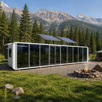 Cabane Apple, maisons préfabriquées modulaires au design moderne et portable, pod de jardin, maisons conteneurs habitables