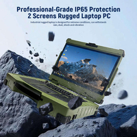 Ordinateur portable robuste et durable à double écran de 17,3 pouces avec un nouveau processeur Core I5 I7 adapté aux applications multi-scénarios