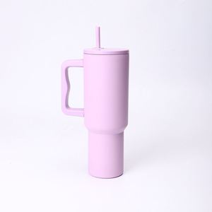 40oz Car <b>Travel</b> H4.0 <b>Handle</b> Tumbler Vacuum <b>Mug</b> Lid Straw Non-Slip Base OEM ODM Custom Design - Product Image 6