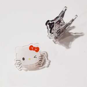 Clips de papeterie personnalisés en acrylique de haute qualité, motif étoiles de concert, mini-cadeaux fantaisie mignons, motifs animaux de dessin animé imprimés UV - Product Image 6