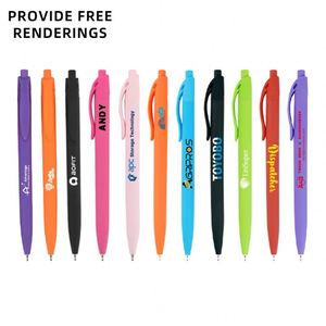 Bolígrafos Personalizados de Alta Calidad con Punta de 1.0 mm, Artículos de Papelería de Oficina de Calidad, Tinta Negra de Plástico, Logotipo Impreso con UV - Product Image 1