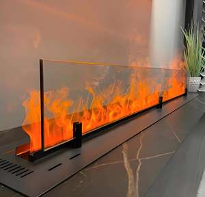 <span class=keywords><strong>Cheminée</strong></span> électrique à vapeur d'eau 3D avec flamme réaliste LED, idéale pour la détente en jardin – Approvisionnement direct usine - Product Image 3