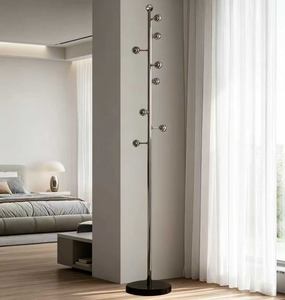 Perchero de pie de lujo ligero para dormitorio y uso doméstico, nuevo perchero de almacenamiento simple de acero inoxidable - Product Image 6