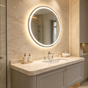Dalle de marbre beige poli moderne de qualité supérieure, écologique, légère, imperméable, découpée sur mesure, garantie 3 ans, pour salle à manger - Product Image 5
