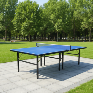 Foldable <b>Table</b> <b>Tennis</b> <b>Table</b> 50mm SMC Top Metal Frame Durable Eco-Friendly <b>Table</b> <b>Tennis</b> Set for Outdoor Use - Product Image 5