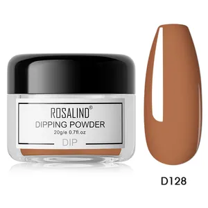 Rosalind Nail Levert Promotionele Oem Private Label Lage Prijs Dip Poeder Groothandel Hoge Kwaliteit 20G Nagel Nude Dipping Poeder