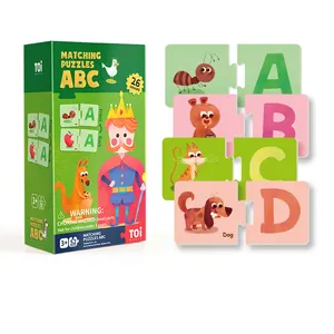 Mainan Teka Teki Indah Berbeda, Mainan Teka Teki Baru, Kartu Kilat 123 ABC, Pendidikan Stem, Kotak Puzzle Kata