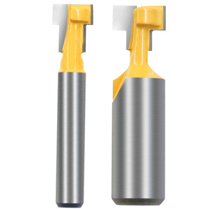 Carbide Tipped Router <b>Bit</b> 1/4 In Shank Keyhole Cutter For Woodworking Milling Engraving Picture Frame Cutting - Product Image 1