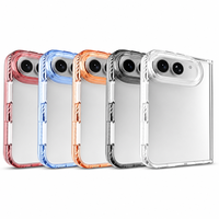 Coque de téléphone pliable pour iPhone Duo, hybride, trois couches, dos en acrylique, cadre souple en TPU, coque rigide en PC, impression personnalisée, anti-chute
