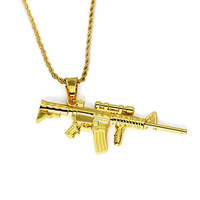 Collier avec pendentif, accessoire Hip-hop personnalisé pour hommes, à la mode