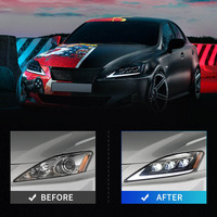 Ensemble de phares LED complets pour Lexus IS250 IS220d ISF IS300 XE20 2006-2012 avec clignotants séquentiels