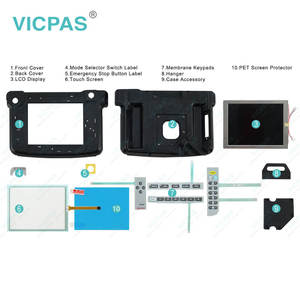 Clavier à membrane et écran tactile <span class=keywords><strong>HARMO</strong></span> RCP-2600 <span class=keywords><strong>HARMO</strong></span> RCP-2000 Gold Seller pour contrôles industriels, avec boîtier en verre et plastique et écran LCD - Product Image 2