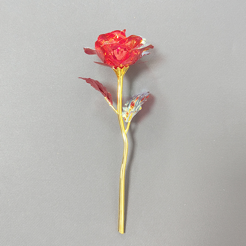 Red iridescent
