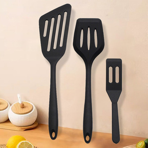 High Quality <b>Utensils</b> Nonstick 3 Pcs <b>Silicone</b> <b>Cooking</b> Kitchen <b>Utensil</b> Set - Product Image 1