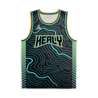 Maillot et short de basketball 100 % polyester pour homme – Tendance, sans manches, col ras du cou, imprimé numérique, respirant, séchage rapide