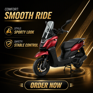 Nuevo Modelo de Motocicleta de Alta Potencia de 14 Pulgadas, 2000-3000W, 60V, Largo Alcance, 55KM/H - Product Image 1