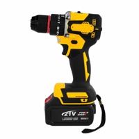 Kit de perceuse-visseuse sans fil multi-légère avec 2 batteries, chargeur et mallette rigide pour le travail de fixation de chaises