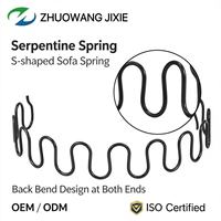 Accessoires de quincaillerie pour canapé sur mesure : Ressort en spirale en fil d'acier, diamètre du fil, pliage en S, courbe en zigzag pour canapé