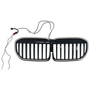 Per <span class=keywords><strong>BMW</strong></span> Serie 7 G12 19-22 Griglia Frontale <span class=keywords><strong>Nera</strong></span> Lucida con Luci LED, Griglia a Linea Singola con Luci, Set di Parti Modificate - Product Image 3