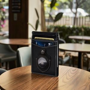 For Boshiho Customized Minimalist Leather <b>Wallet</b> for Men <b>RFID</b> Function Front Pocket with Metal Money Clip Slim and Short Length - Product Image 5