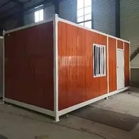 Maisons de conteneurs personnalisables de haute qualité de 20 pieds et 40 pieds, maisons préfabriquées avec boîte d'emballage habitable