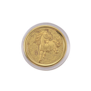 Monete d'oro 200mg di alta qualità in rilievo i dodici segni zodiacali cinesi monete d'oro personalizzate - Product Image 3