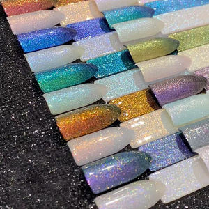 AILANUO - Esmalte de Uñas en Gel Brillante con Diamantes, Serie Polar Night Elf, 12 Colores Populares, Efecto Reflectante - Product Image 3